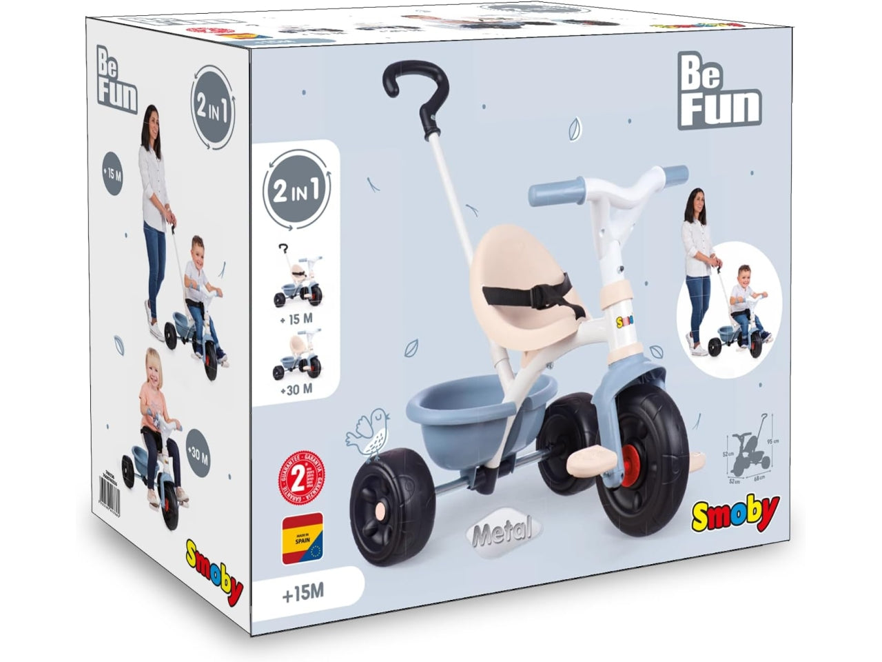 Triciclo be fun blu