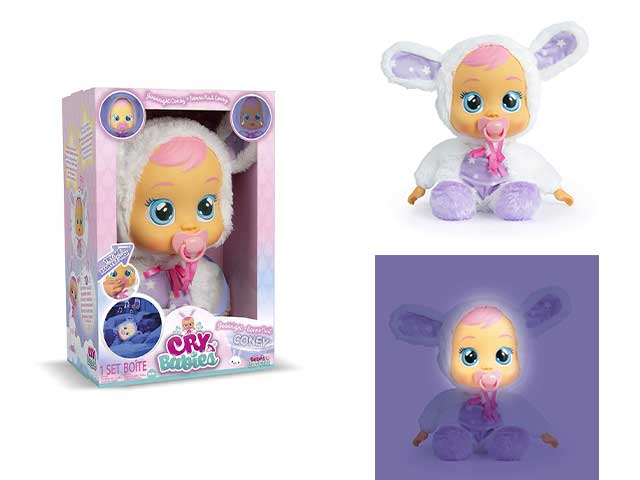 Cry Babies Good Night Coney Bambola morbida interattiva - IMC Toys