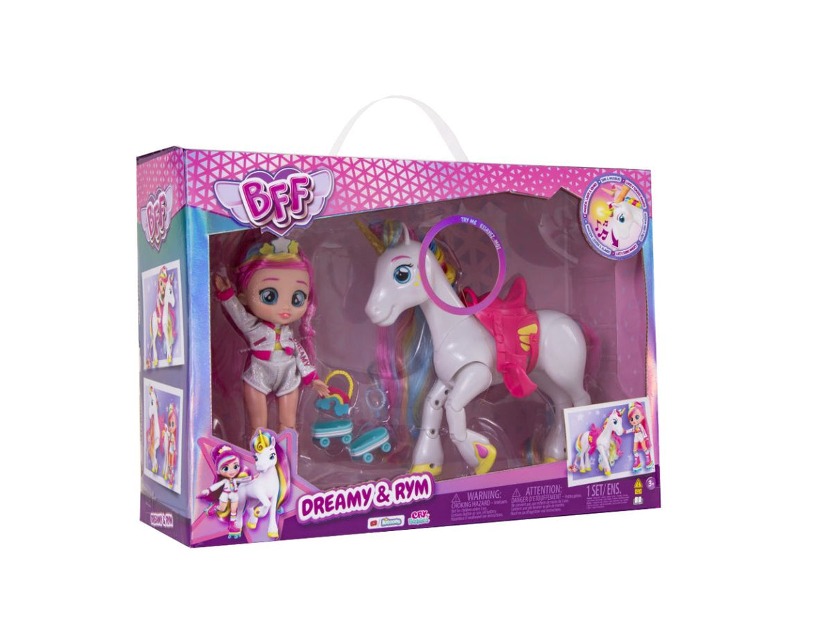 Bff By Cry Babies bambola dreamy e unicorno rym - IMC Toys $