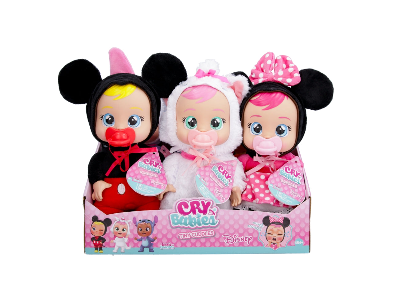 Cry babies tiny cuddles disney - disponibile 6 diverse bambole da collezionare
