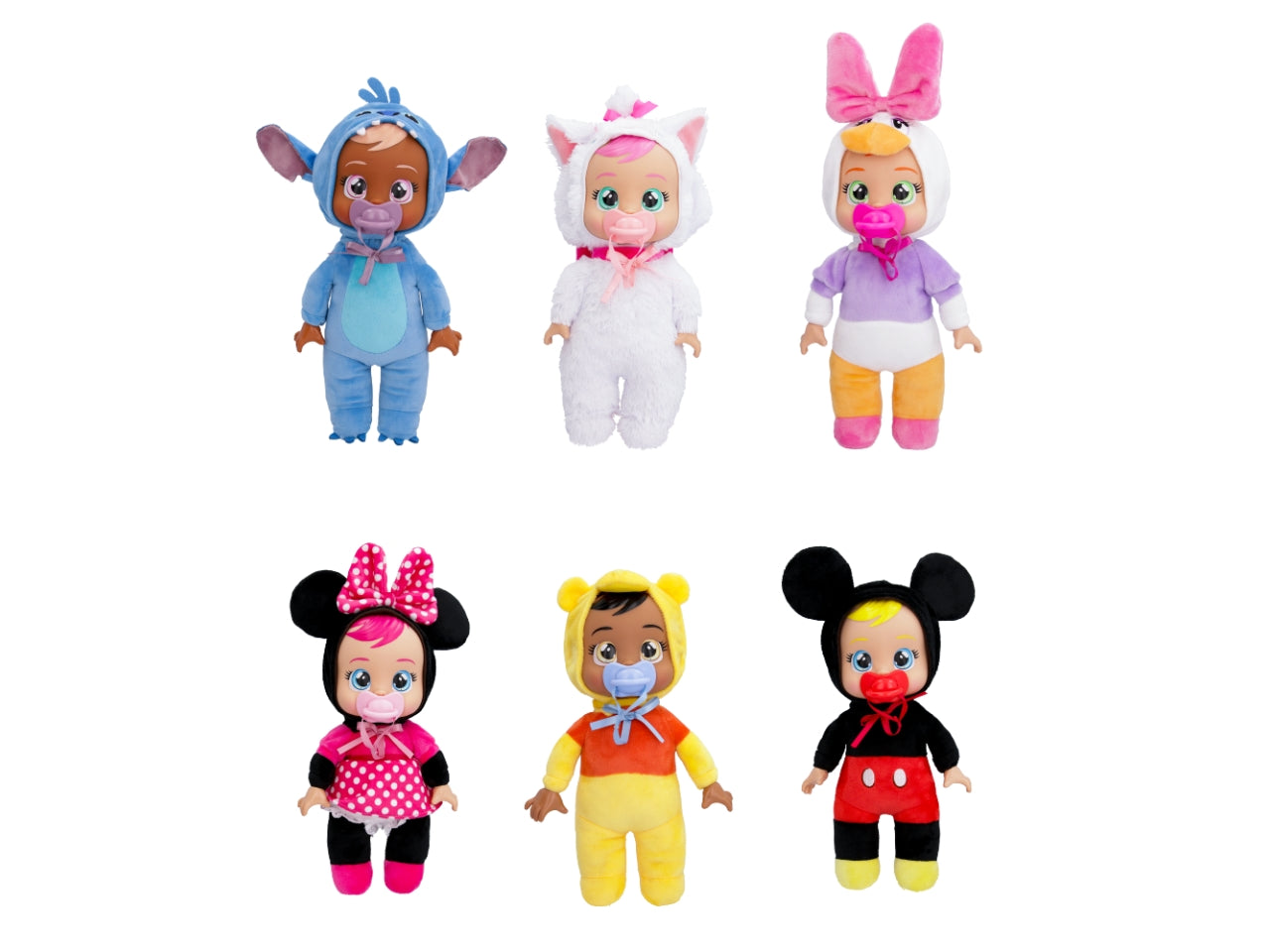 Cry babies tiny cuddles disney - disponibile 6 diverse bambole da collezionare