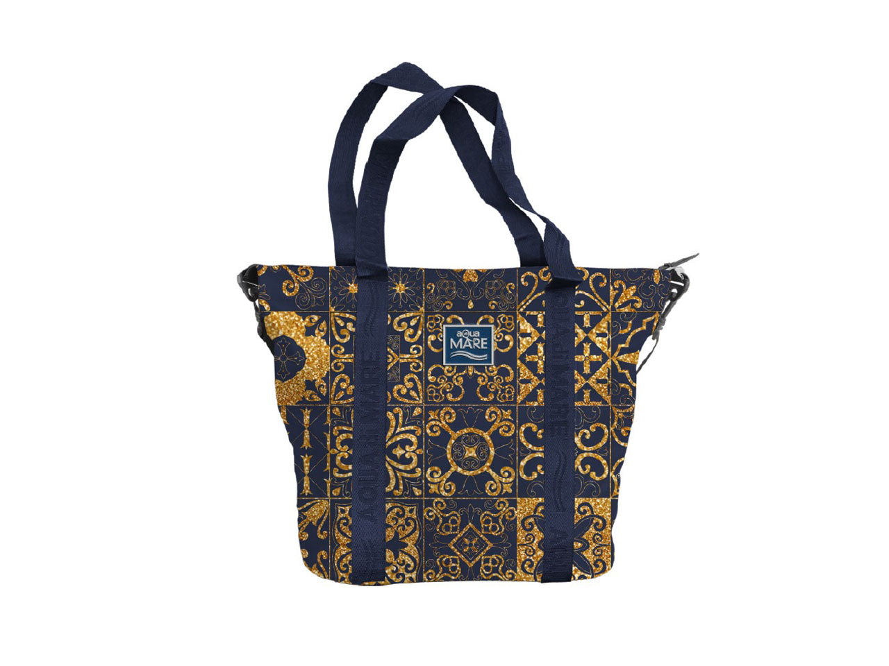 Borsa spiaggia navy blu