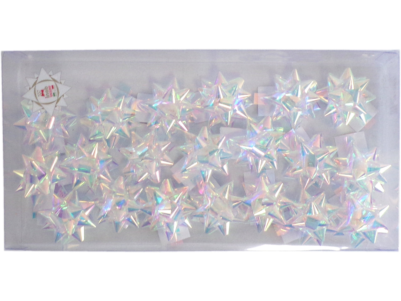 Coccarde natalizie 10 mm oligrafiche confezione da 20 pezzi - Inab