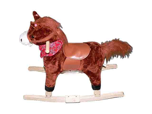 Cavallo a dondolo con luci e suoni