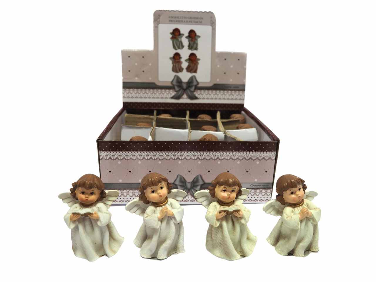 Angioletto grande in preghiera h.9x7x4cm-disponiblile in vari assortimenti