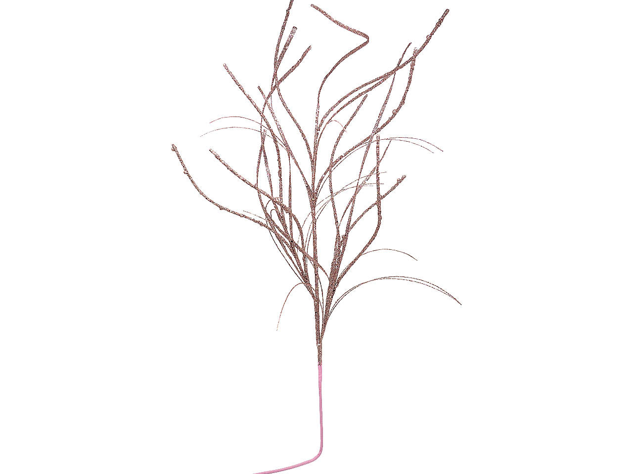 Pick brillantato misura h.93xd.5cm colore rosa