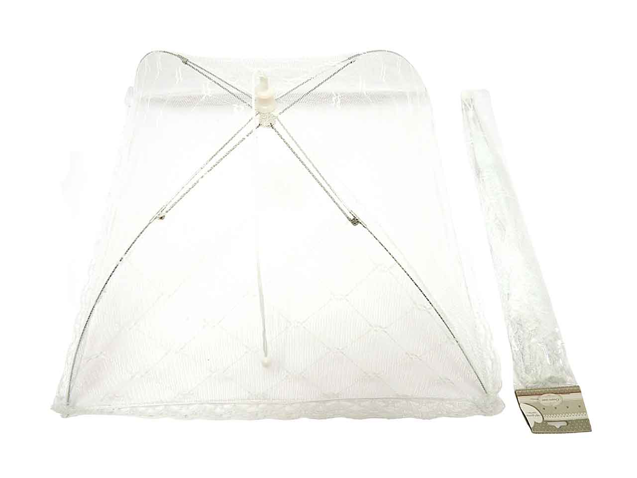 Campana coprivivande h.25 c/base 40x40cm bianca