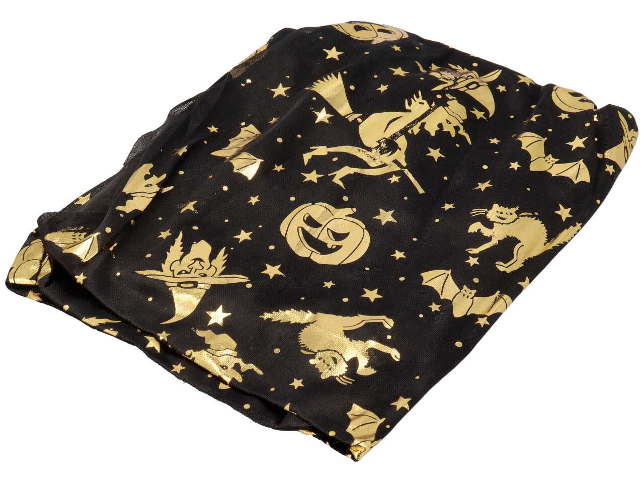 Mantellina strega di tulle con cappuccio h.80cm-disponibile in vari assortimenti