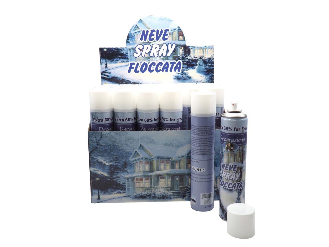 Bottiglia spray con neve 750ml