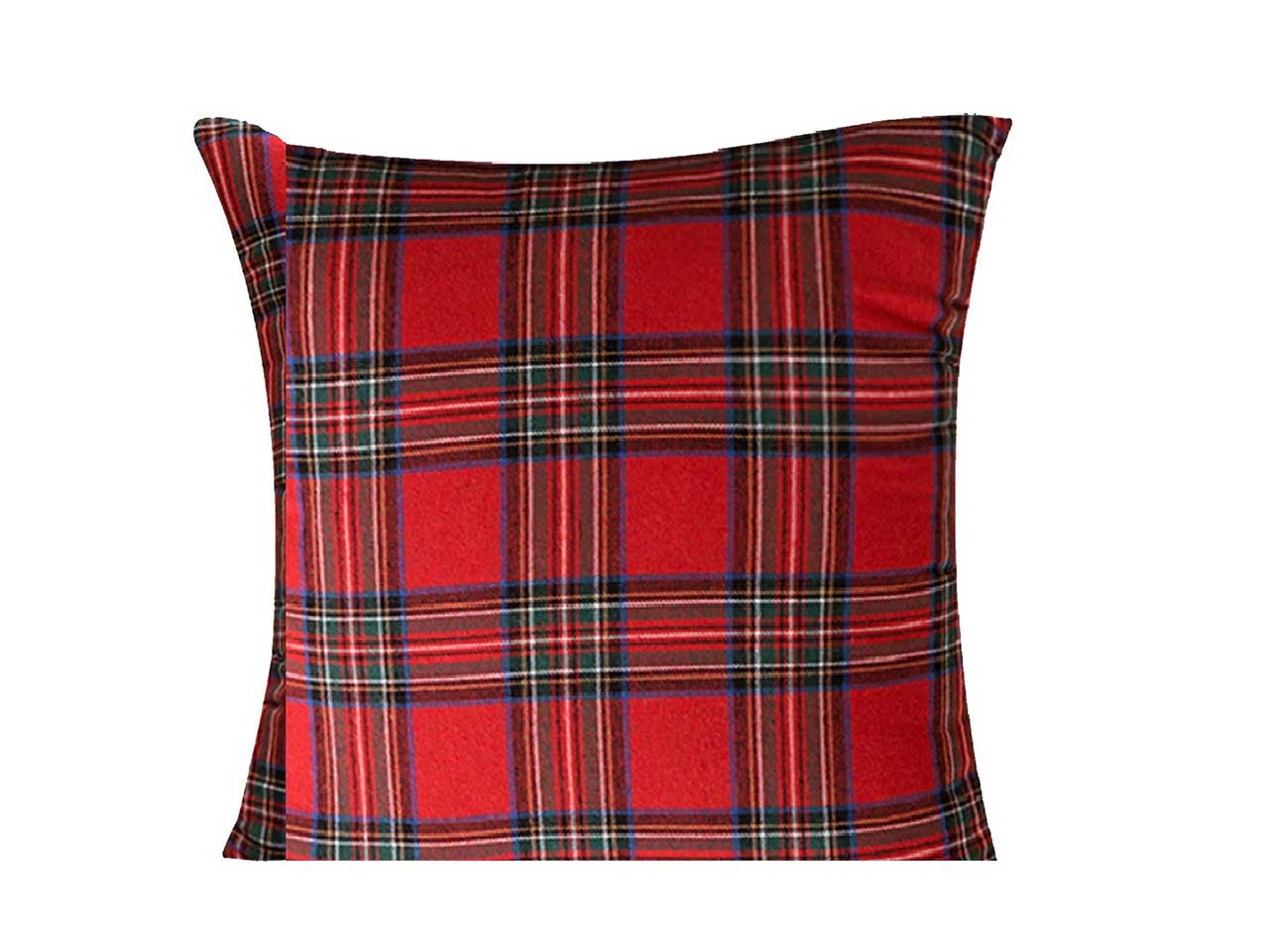 Cuscino natalizio 60x60cm con design scozzese
