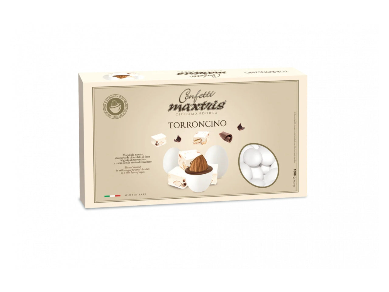 Confetti Maxtris al gusto Torroncino per bomboniere - 1kg