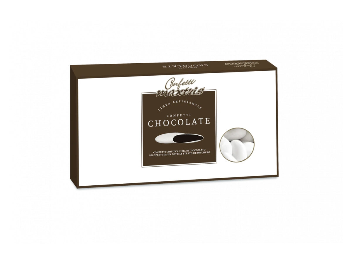 Confetti Maxtris Chocolate Bianco per bomboniere da matrimonio e anniversario - Artigianale - 1kg