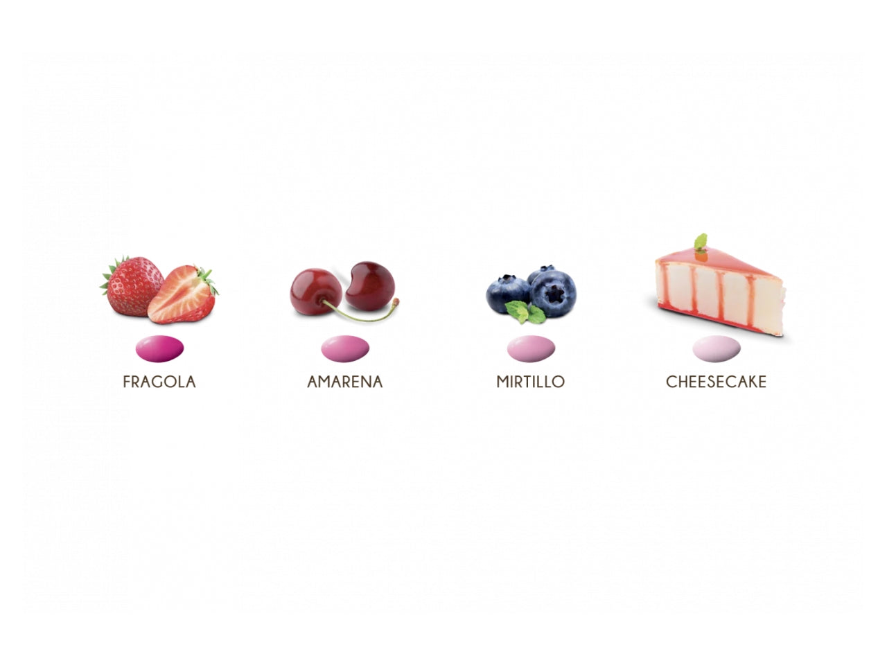 Confetti Maxtris Sfumati Rosa per bombinere nascita e battesimo bimba - 1kg
