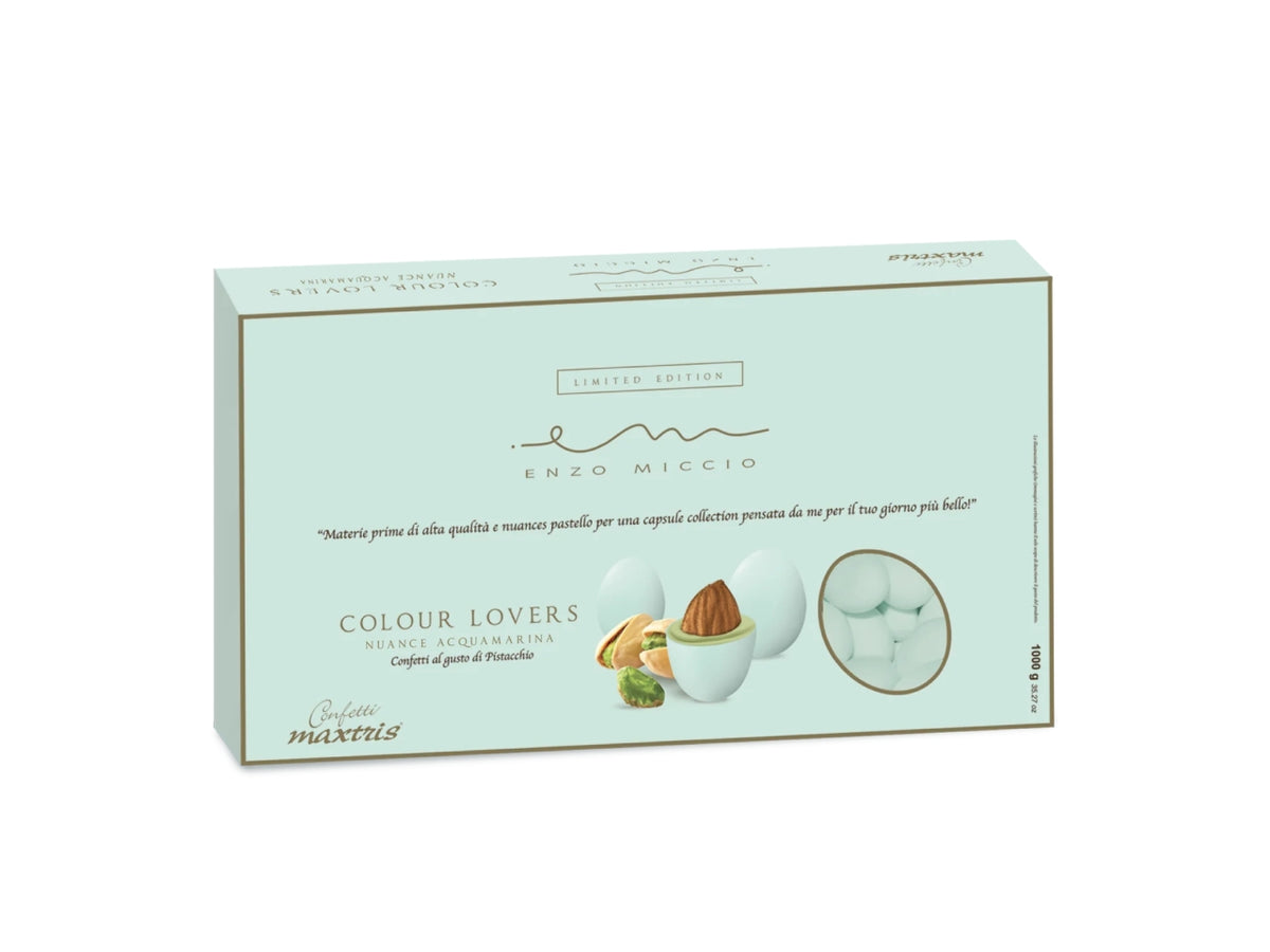 Confetti Maxtris al gusto Pistacchio per bomboniere da comunione - Enzo Miccio Premium Collection - 1kg