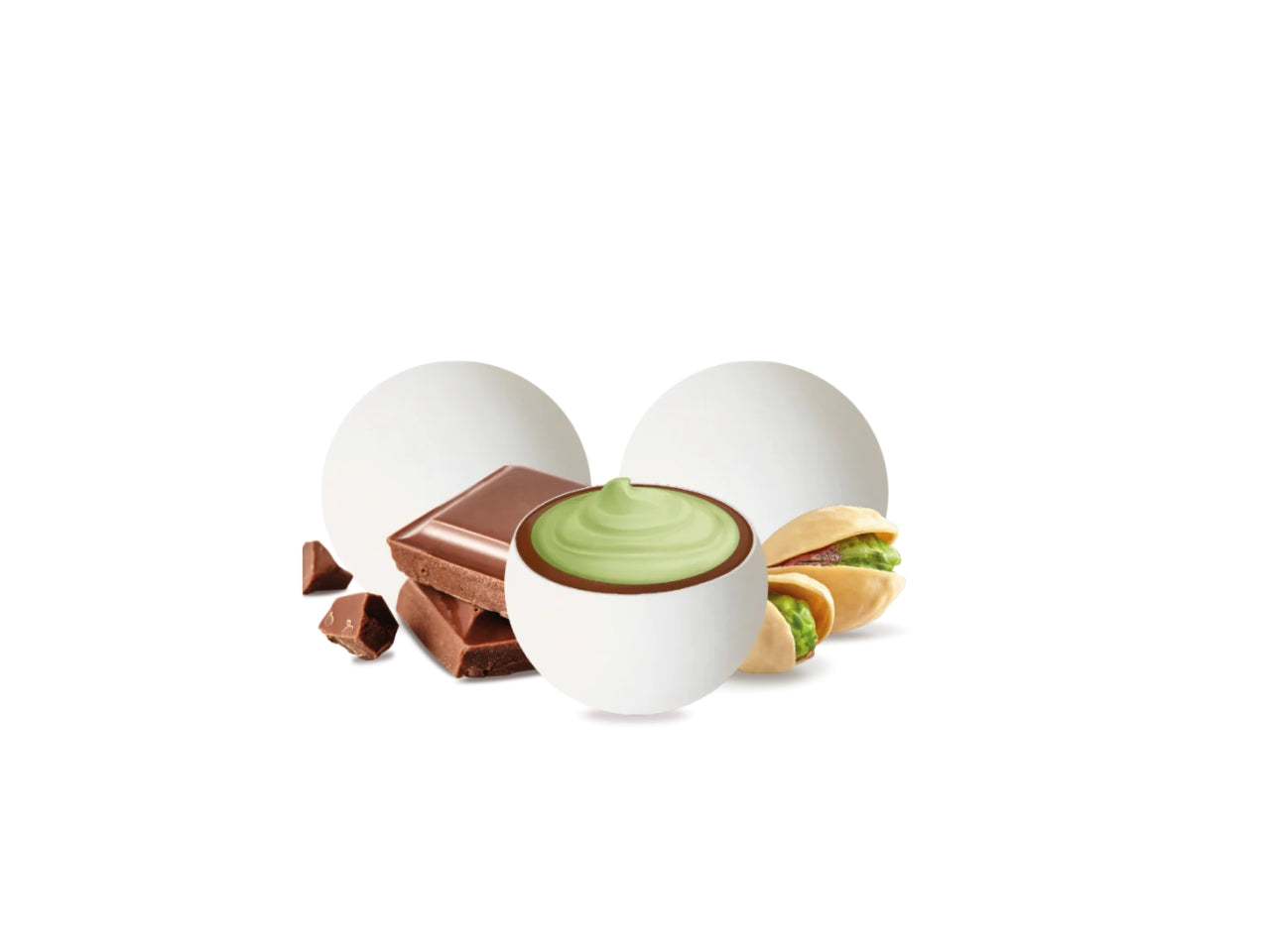 Confetti Maxtris Bon Bon al gusto Pistacchio per bomboniere - 900gr