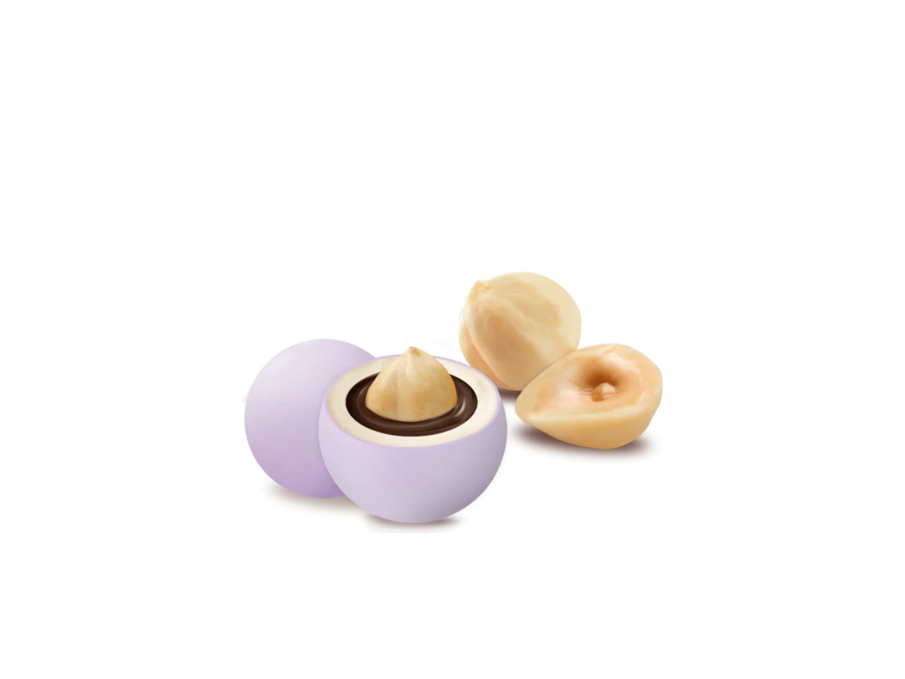Confetti Maxtris Nuance Lilla in gusti assortiti per bomboniere - Les Noisettes - 1kg