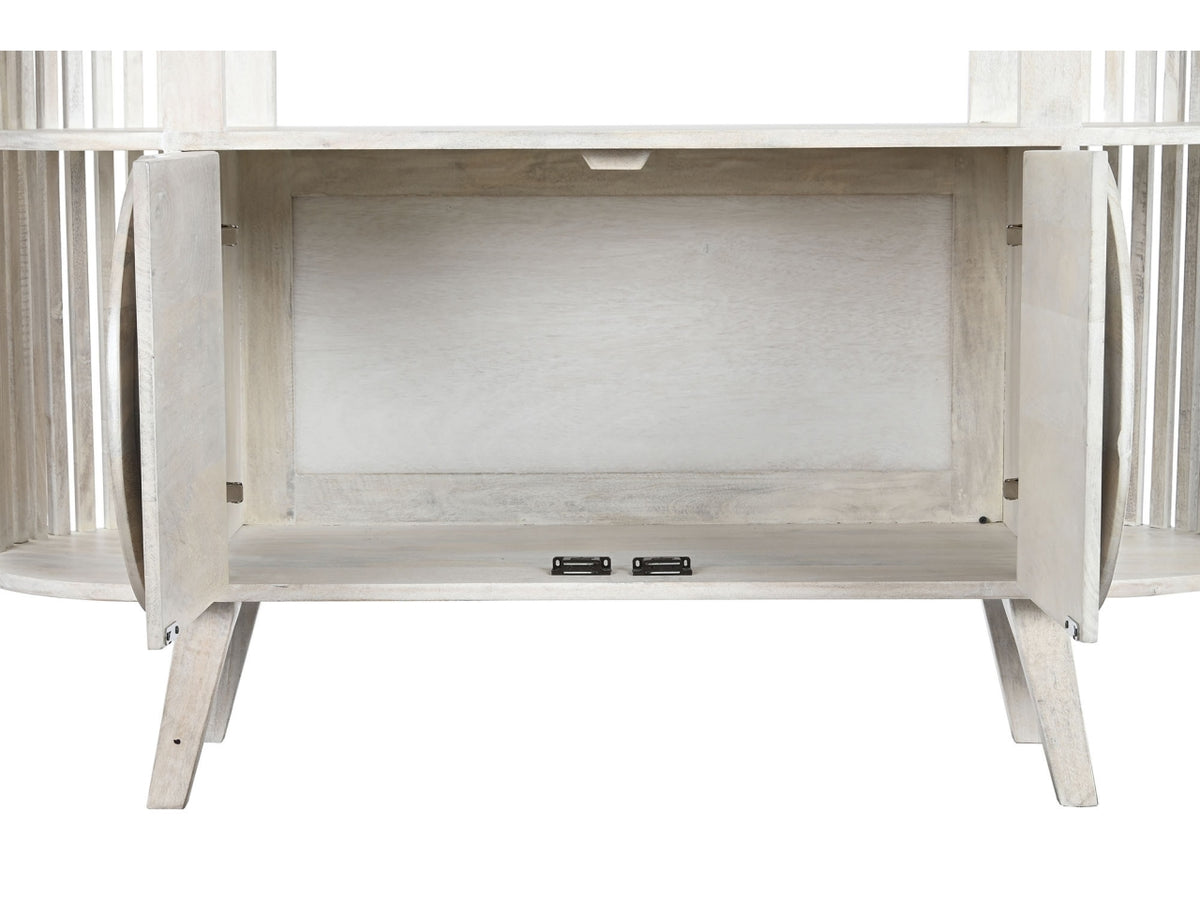 Libreria mango misura 116x40x160cm colore bianco