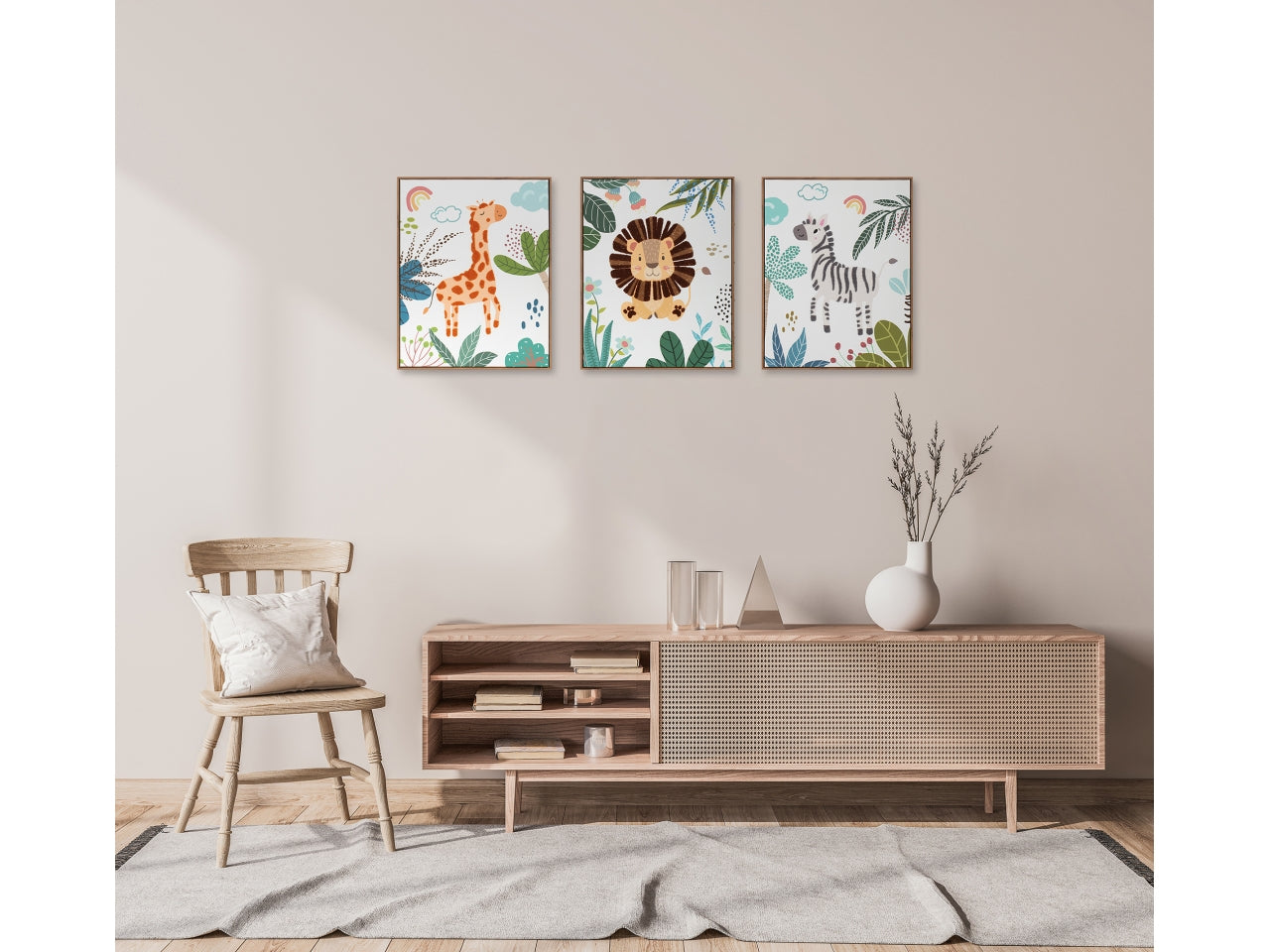 Quadro in tela e poliestere misura 40x3x50cm sollievo in 3 modelli assortiti