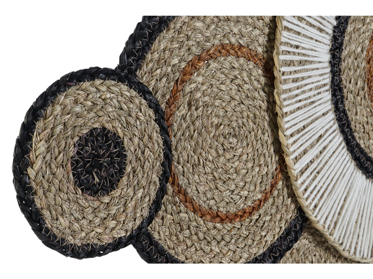 Decorazioni per le pareti seagrass metallo misura 83x2x56cm