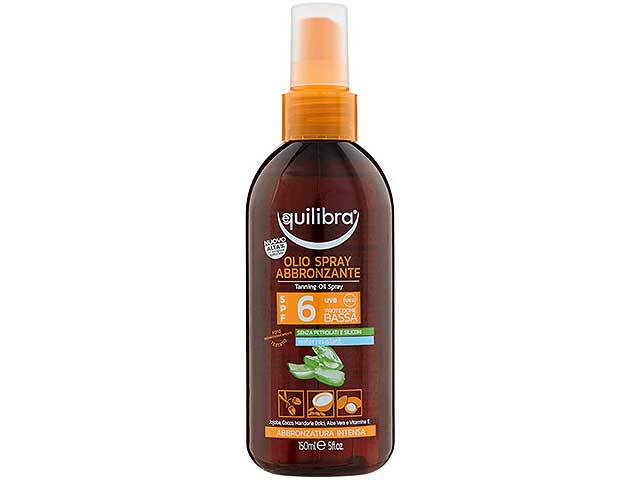 Linea equilibra olio spray fp6 abbronzante 150ml