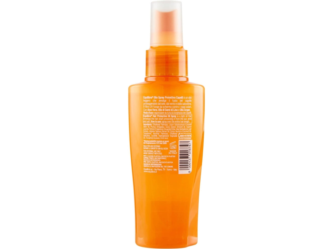 Equilibra olio spray protettivo per capelli 100ml