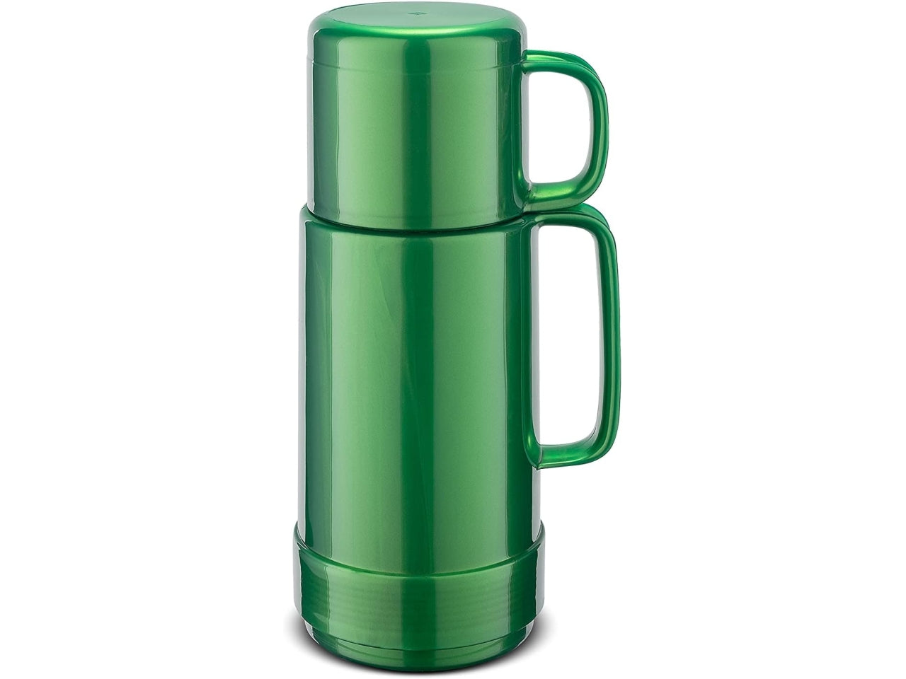 Bottiglia termica 250 ml shiny jade verdone con tazza per bevande calde e fredde - Rotpunkt