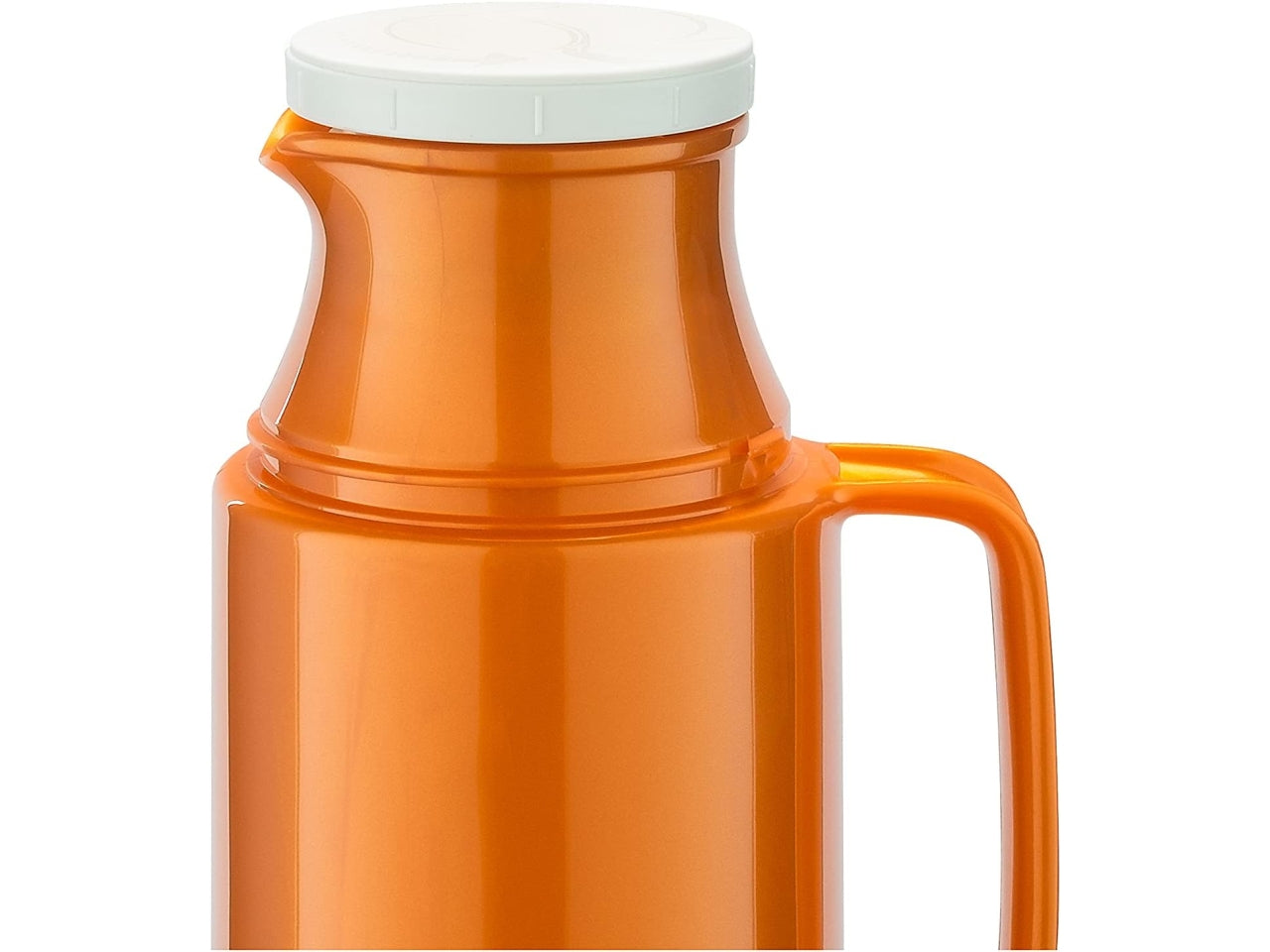 Bottiglia termica 250 ml shiny fox arancione con tazza per bevande calde e fredde - Rotpunkt