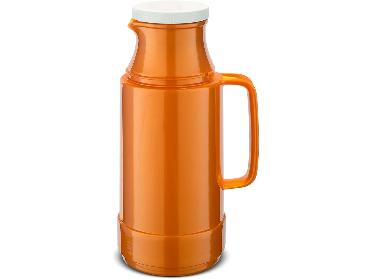 Bottiglia termica 500 ml shiny fox arancione con tazza per bevande calde e fredde - Rotpunkt
