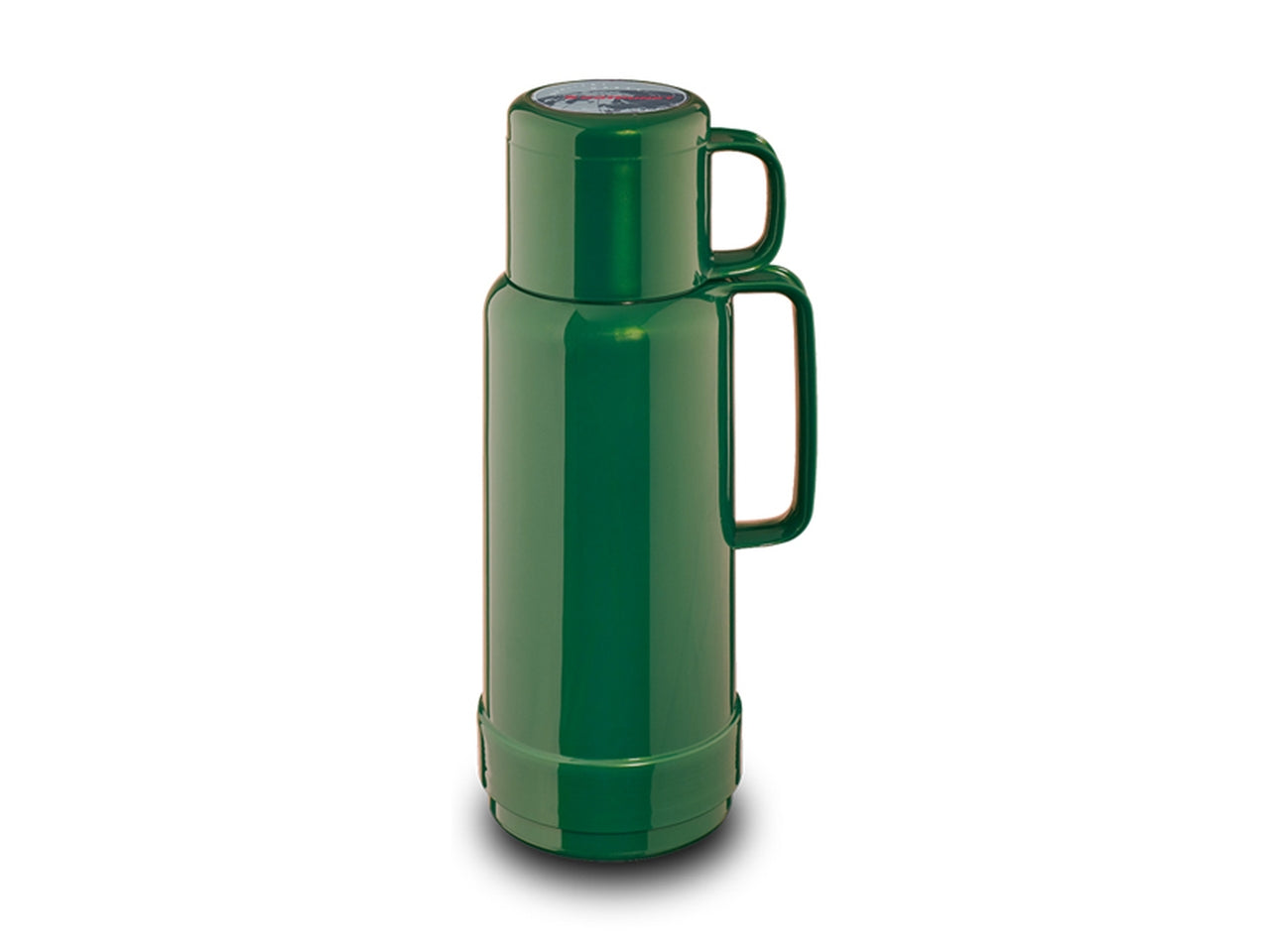 Bottiglia termica 1 lt shiny jade verdone con tazza per bevande calde e fredde - Rotpunkt