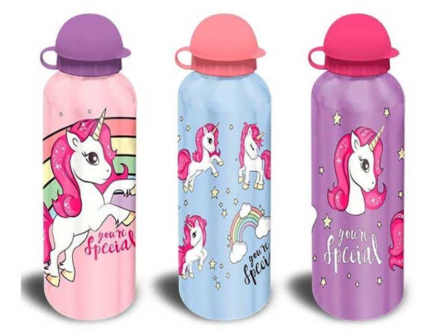 Unicorno borraccia all.500ml kl10773
