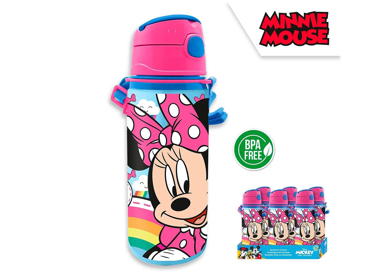 Minnie borraccia in alluminio da 600ml