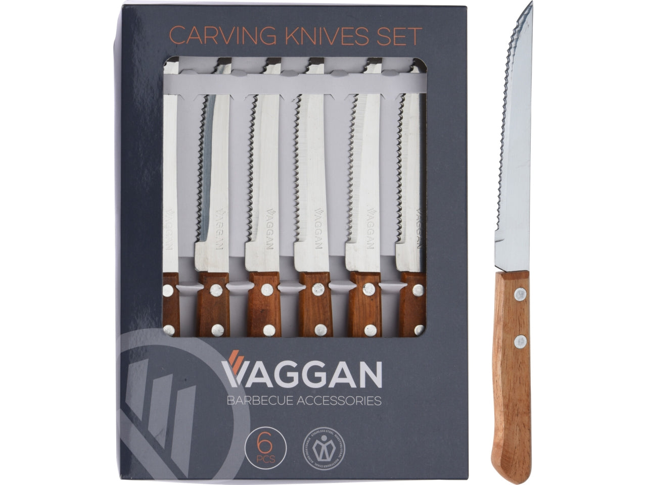 Set 6 coltelli da carne 21cm