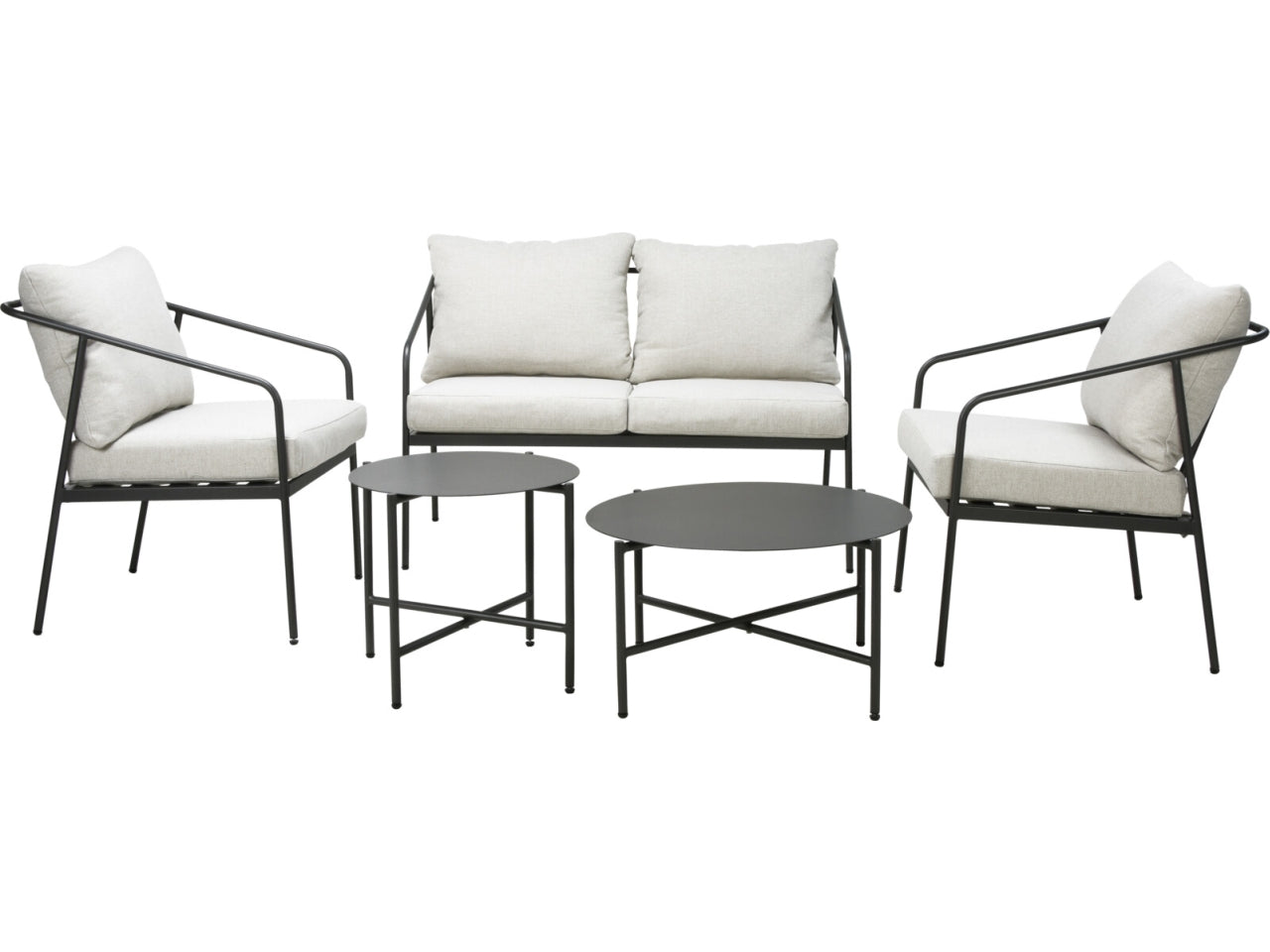 Set mobili giardino composto da 5 pezzi $