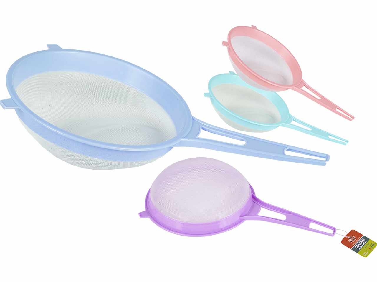 Colino l diam 14 cm rete plastica colori assortiti