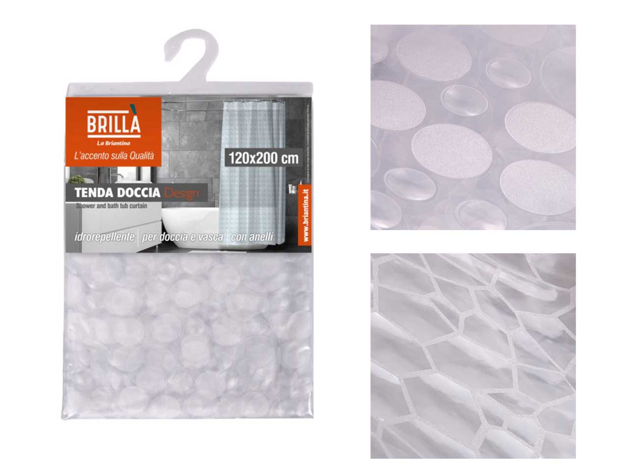 Tenda doccia design 120x200cm