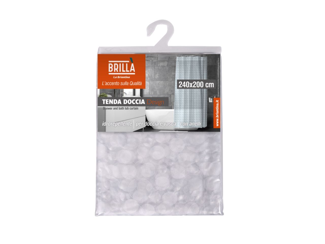 Tenda doccia design 240x200cm