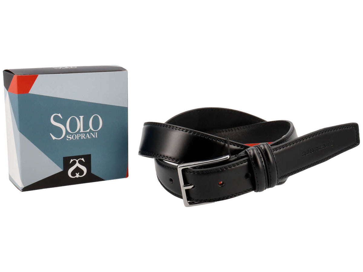 Cintura da uomo Solo Soprani colore nero
