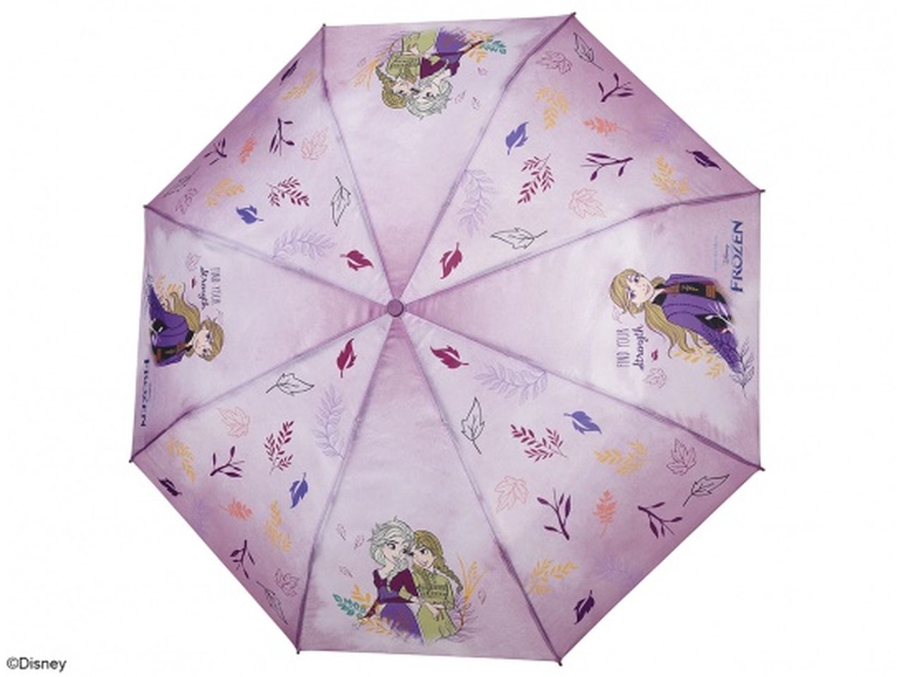 Ombrello mini con apertura manuale 50cm antivento fantasia frozen 2