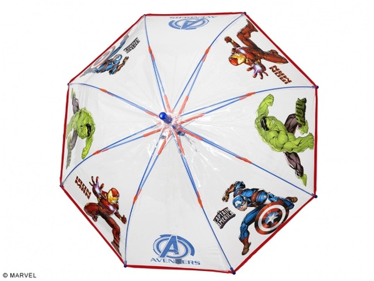 Ombrello con apertura automatica 45cm e cupola poe fantasia avengers