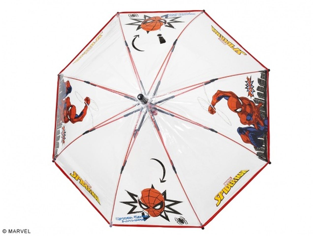 Ombrello con apertura automatica 45cm e cupola poe fantasia spiderman