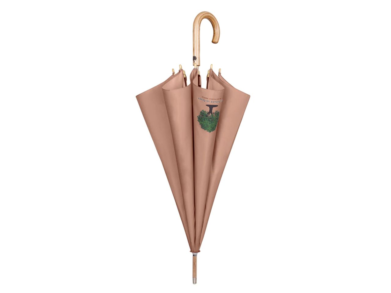 Ombrello da donna 61/8 con apertura automatica tinta unita perletti linea green
