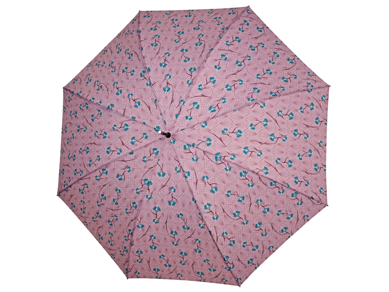 Ombrello XL da donna con apertura automatica floreale in 3 colori assortiti - Perletti