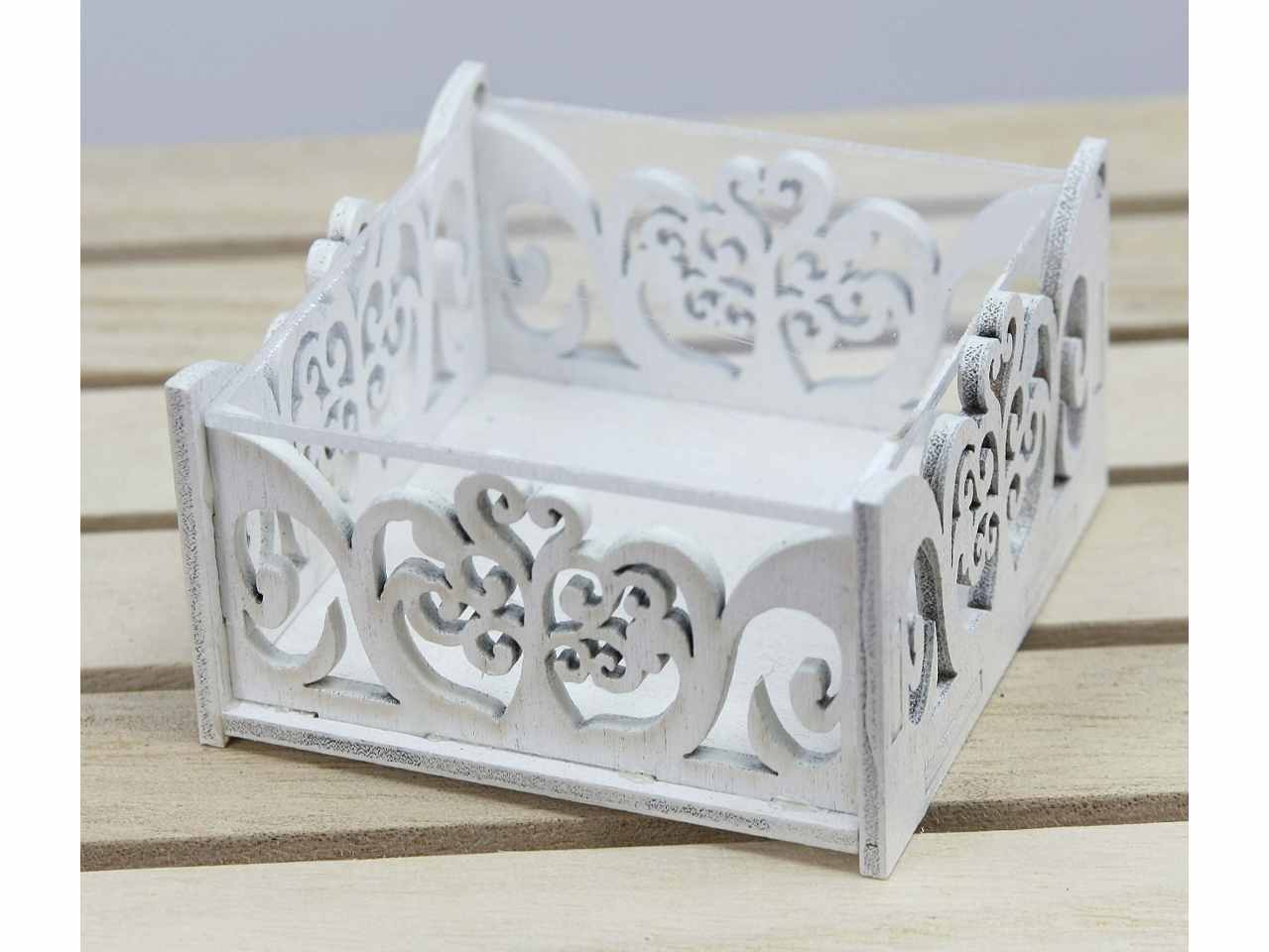 Scatola 6x6x3cm in legno con coperchio in plexiglass