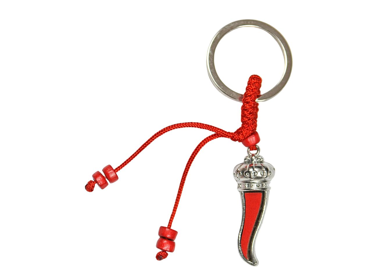Portachiavi peperoncino metallo e legno
