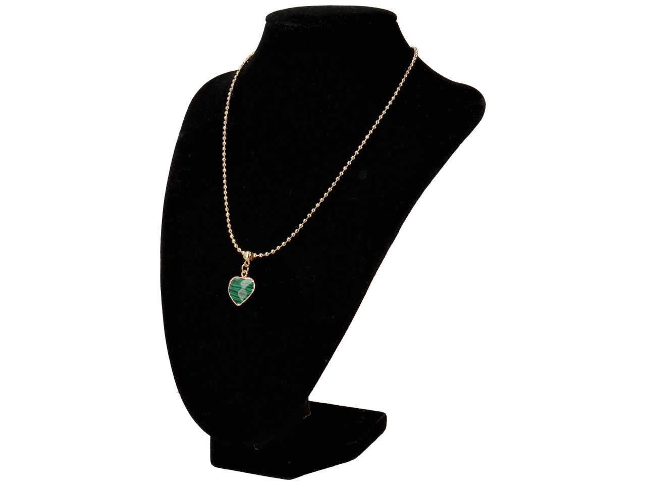 Collana in metallo piu' acciaio piu' pietra