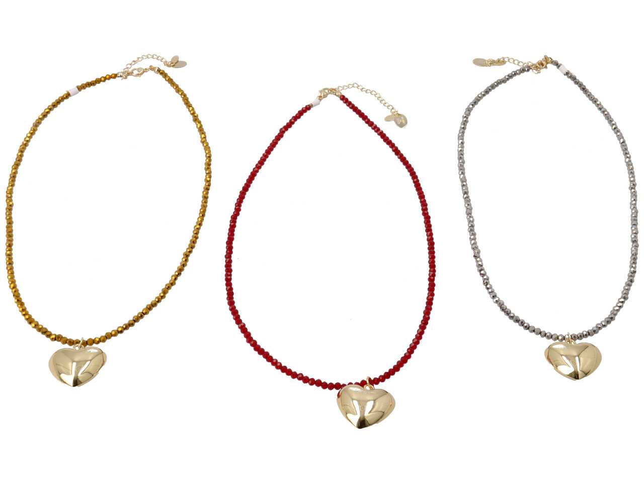 Collana rame e acciaio