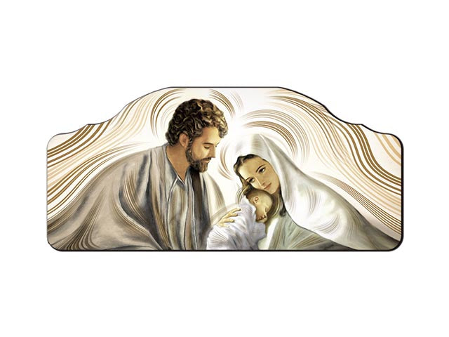 Capezzale sacro 50x100cm marrone