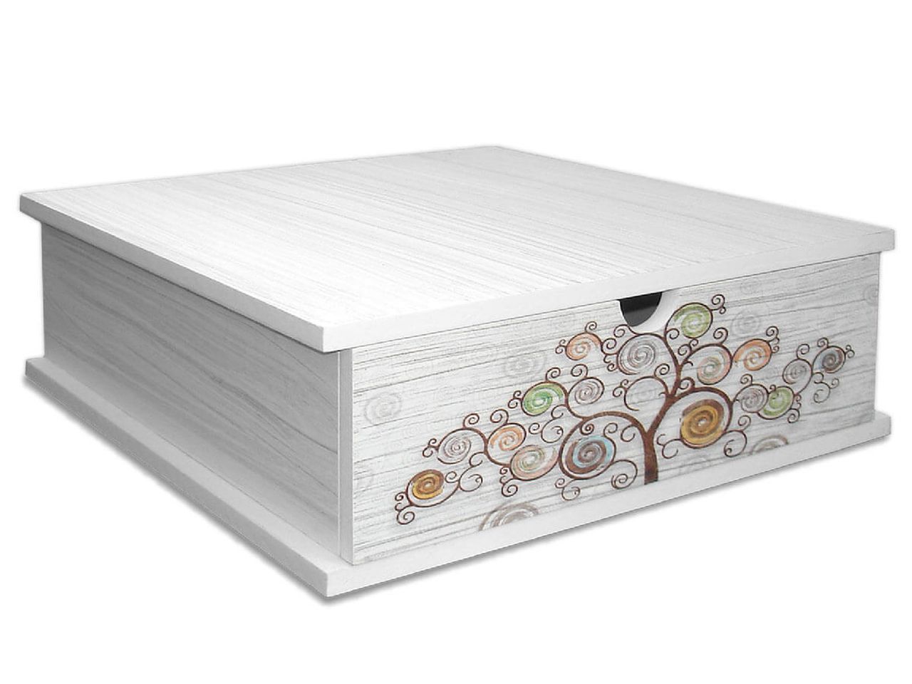 Linea tree white organizer 33x33x11cm bianco