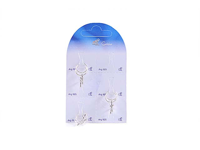 Orecchini cerchio argento 925 or0611
