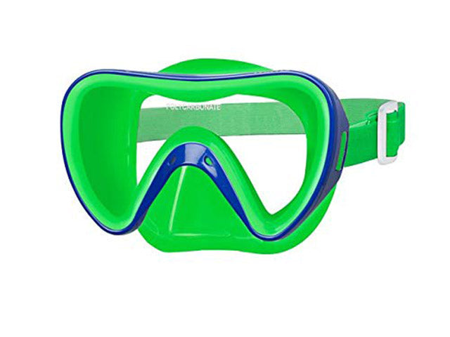 Maschera da snorkeling Turtle per ragazzi da 8-14 anni verde